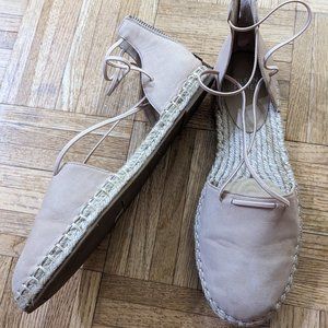 Pink/ blush eileen fisher espadrilles size 8